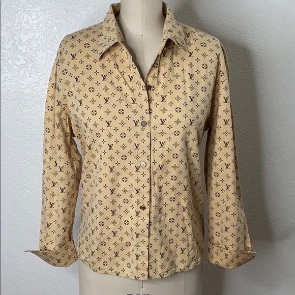 lv button down shirt